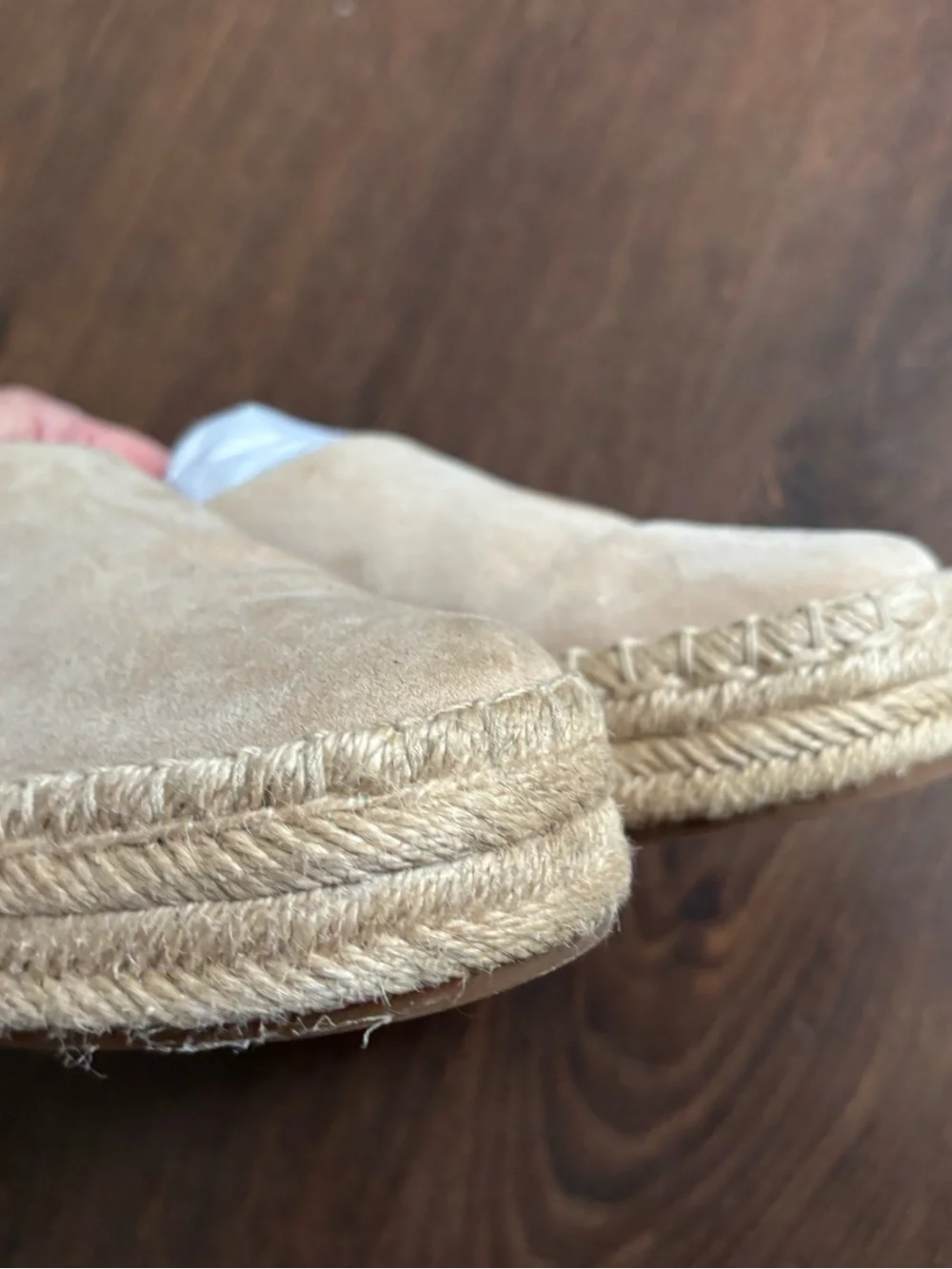 Vince Ulla Suede Espadrille Slip-On - Beige 7.5 EUC!